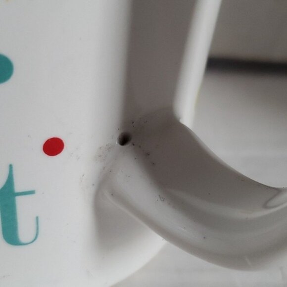 FIESTAWARE FIESTA CERAMIC WHITE TAPERED MUG CUP MERRY AND BRIGHT HOLIDAY 15 FLOZ - Picture 11 of 16